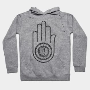 Jain Hand -symbol of Jainism Hoodie